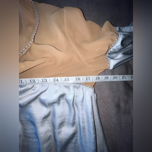 For Love & Lemons Skivvies Soliana Sleep Shirt Dress Women’s Small Lounge *Flaw - Picture 14 of 16